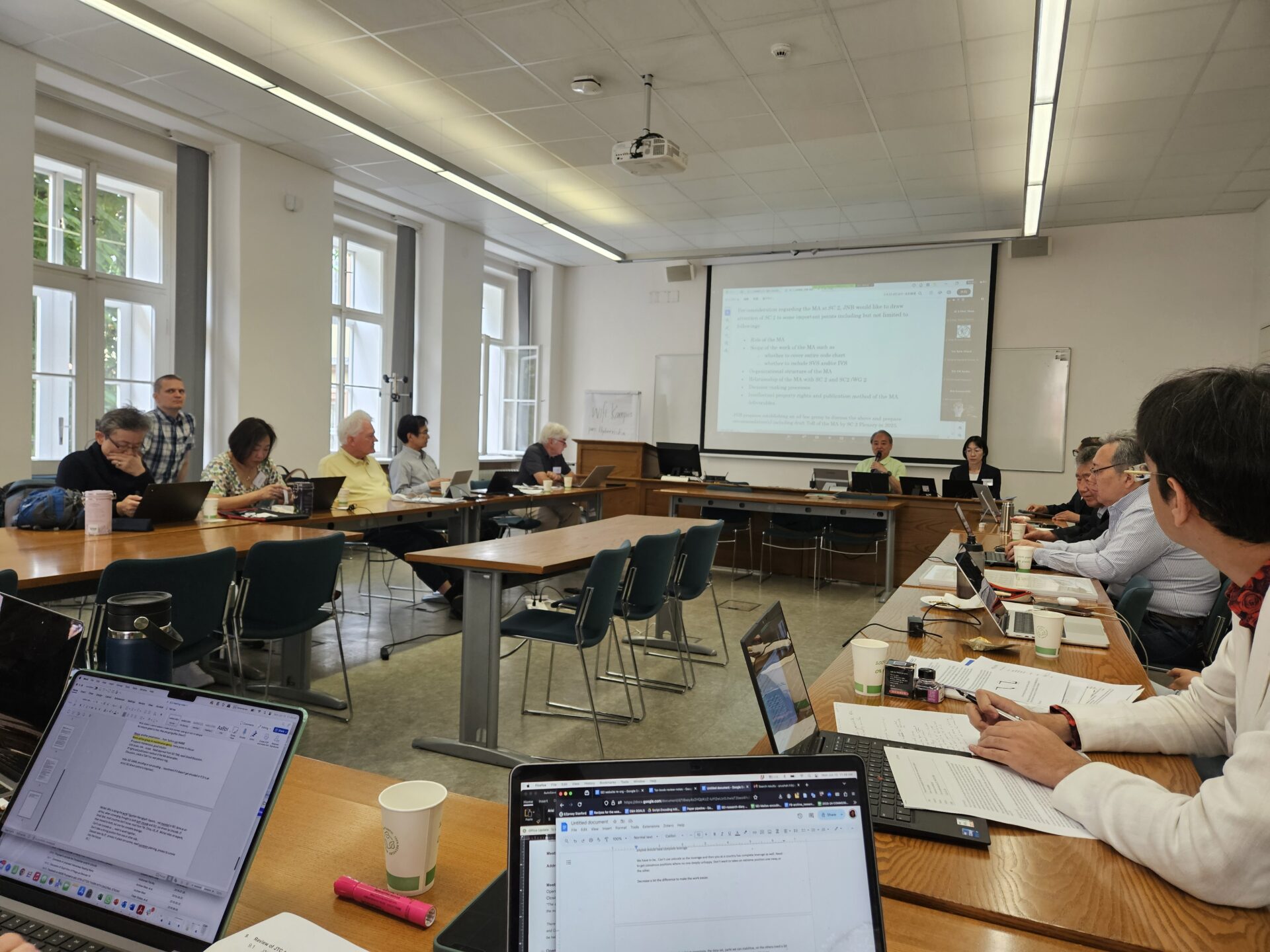 Photo at annual ISO/IEC 10646 meeting