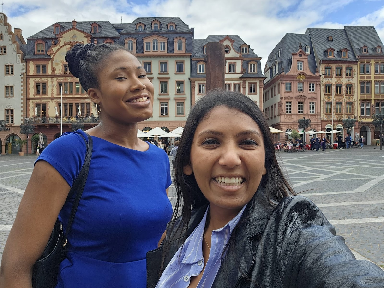 Anushah Hossain and Kyra Ann Dawkins in Mainz, Germany