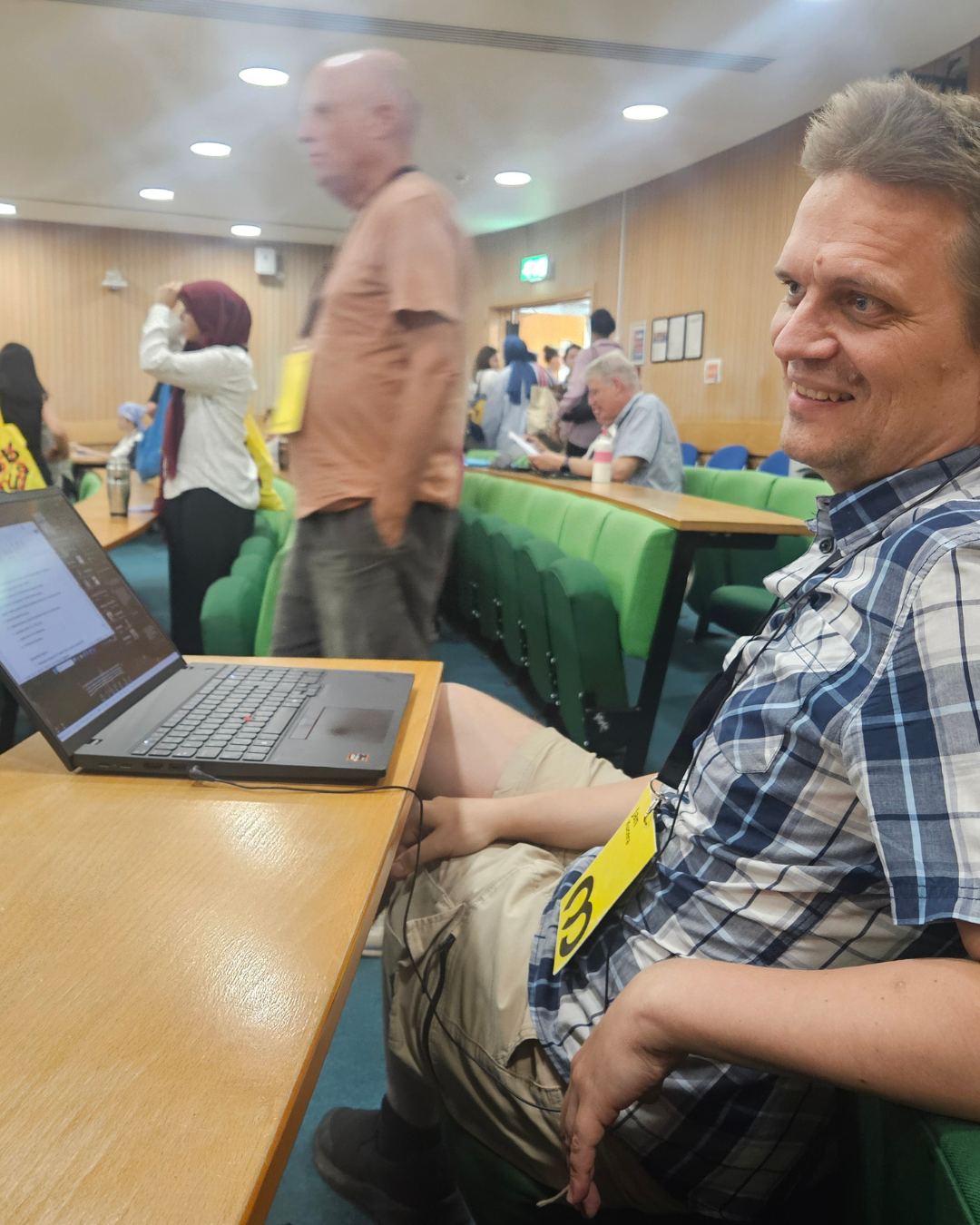 Jan Kučera joining Grafematik in person and ISO virtually.
